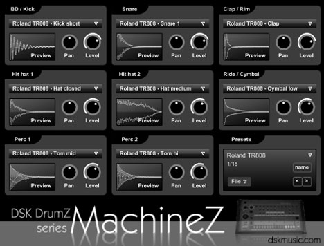 DSK Drumz Machine drum machine sampler vst