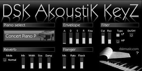 AkoustiK KeyZ: Free Vst Piano